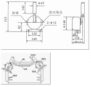 QJLP2-12-30胶带跑偏开关水泥厂跑偏开关供应