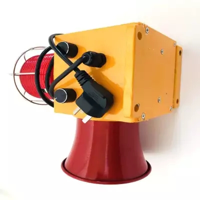 BSG-LED粉磨设备声光报警器、CS116AL-D-24-R多种语音可选声光报警器24V电压生产